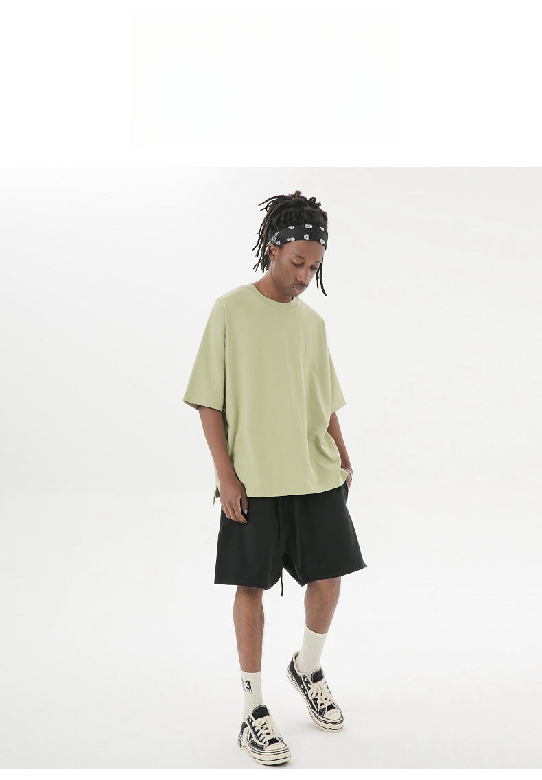 Mens Casual Streetwear 100%cotton Oversized Tshirt T032