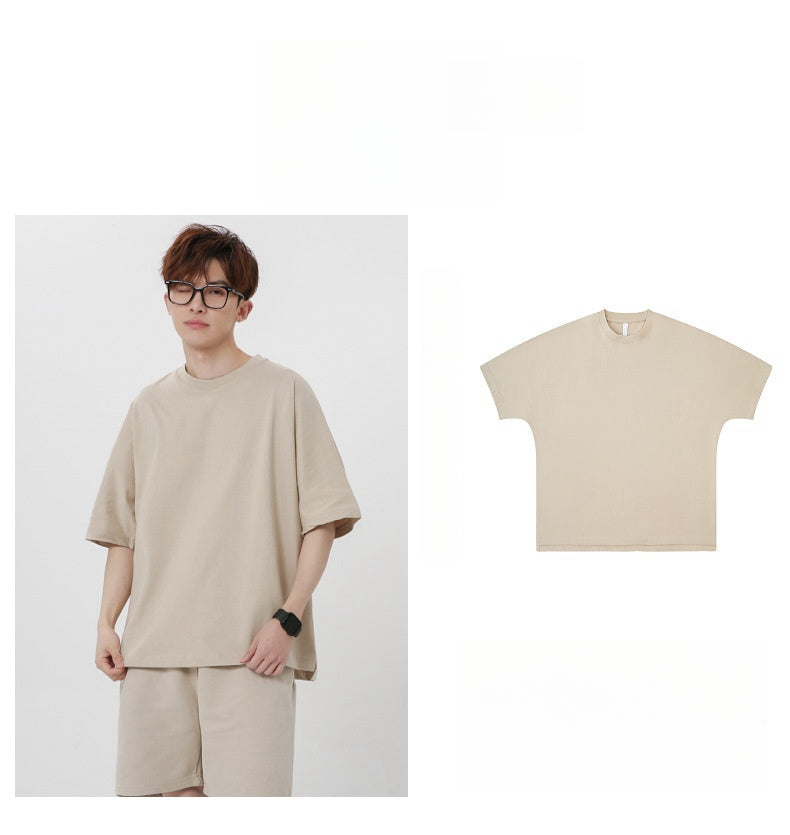 Mens Casual Streetwear 100%cotton Oversized Tshirt T032