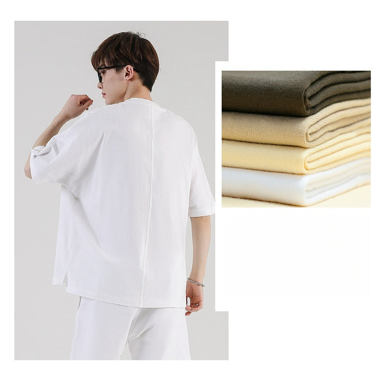 Mens Casual Streetwear 100%cotton Oversized Tshirt T032