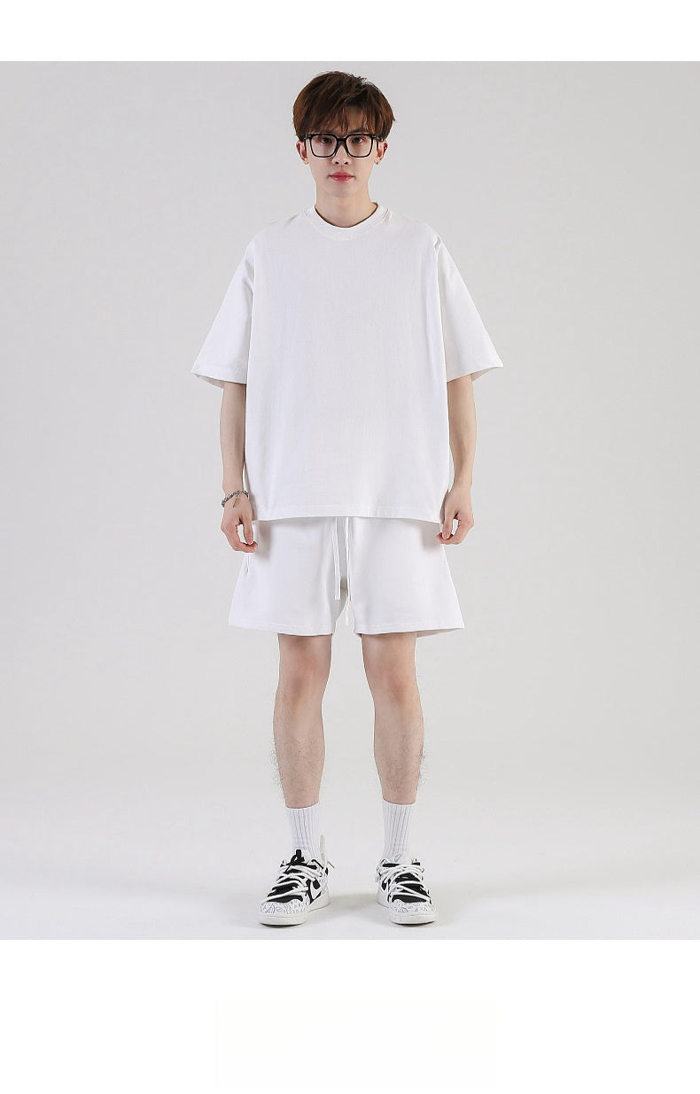 Mens Casual Streetwear 100%cotton Oversized Tshirt T032