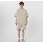 Mens Casual Streetwear 100%cotton Oversized Tshirt T032