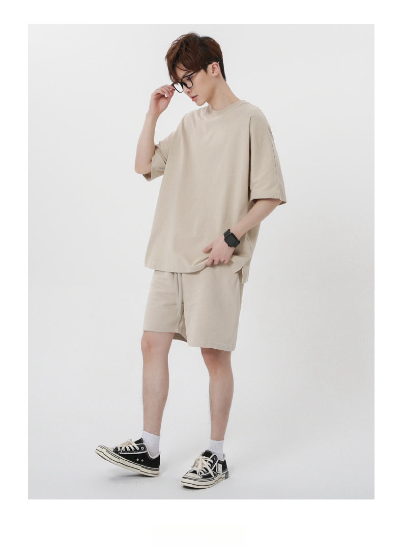 Mens Casual Streetwear 100%cotton Oversized Tshirt T032