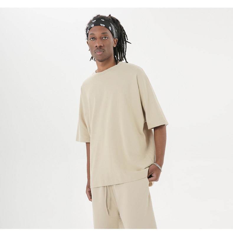 Mens Casual Streetwear 100%cotton Oversized Tshirt T032