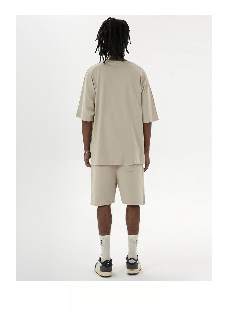 Mens Casual Streetwear 100%cotton Oversized Tshirt T032