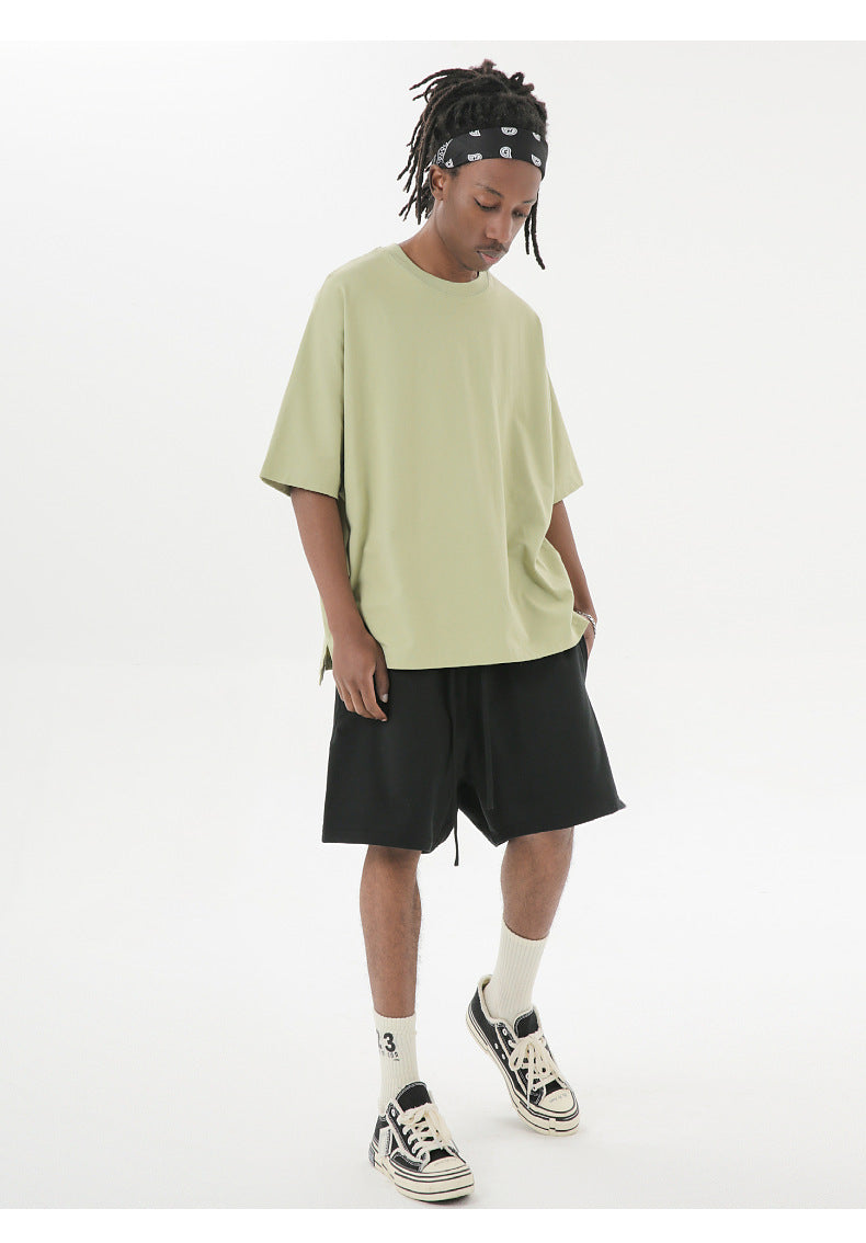 Mens Casual Streetwear 100%cotton Oversized Tshirt T032