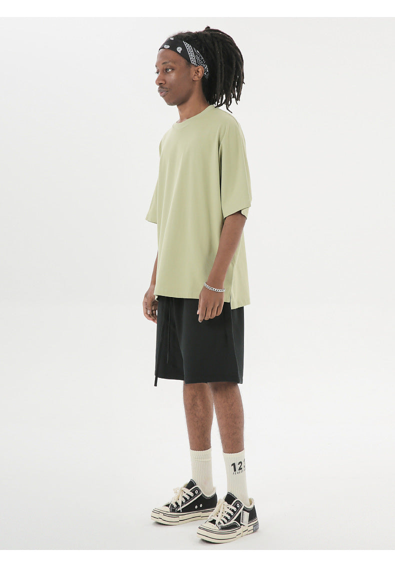 Mens Casual Streetwear 100%cotton Oversized Tshirt T032