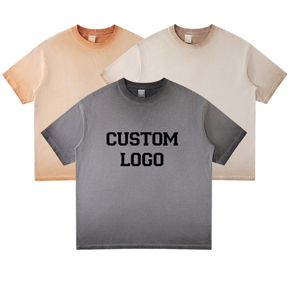 Mens Washed Oversized 100%cotton Tshirt T082 - Honfitwear
