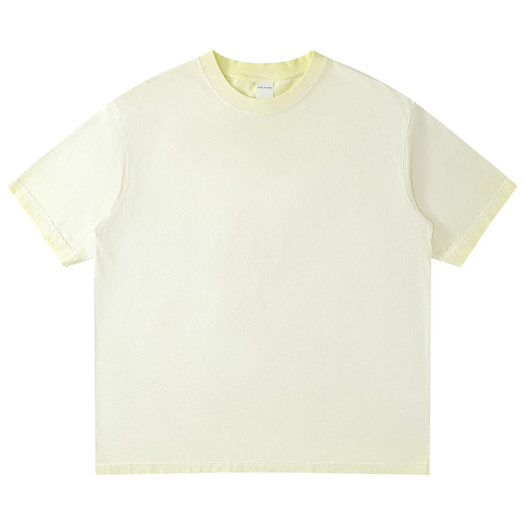Mens Washed Oversized 100%cotton Tshirt T082