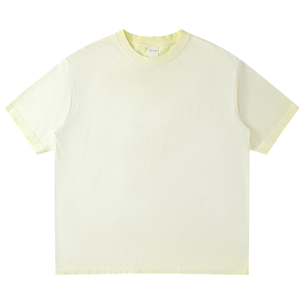 Mens Washed Oversized 100%cotton Tshirt T082