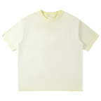 Mens Washed Oversized 100%cotton Tshirt T082