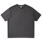 Mens Washed Oversized 100%cotton Tshirt T082