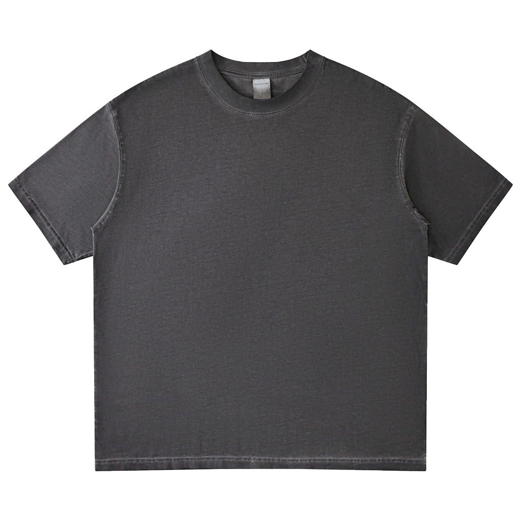 Mens Washed Oversized 100%cotton Tshirt T082