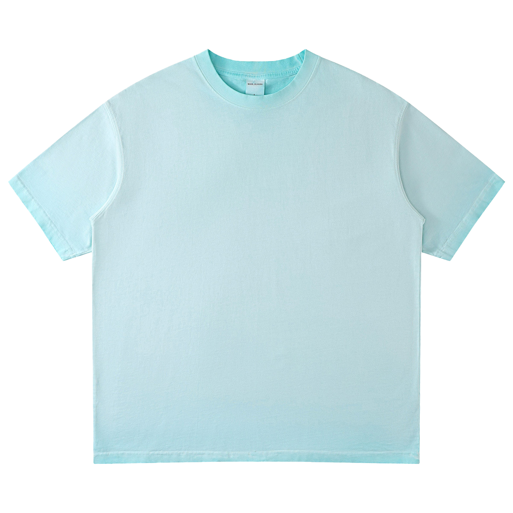 Mens Washed Oversized 100%cotton Tshirt T082