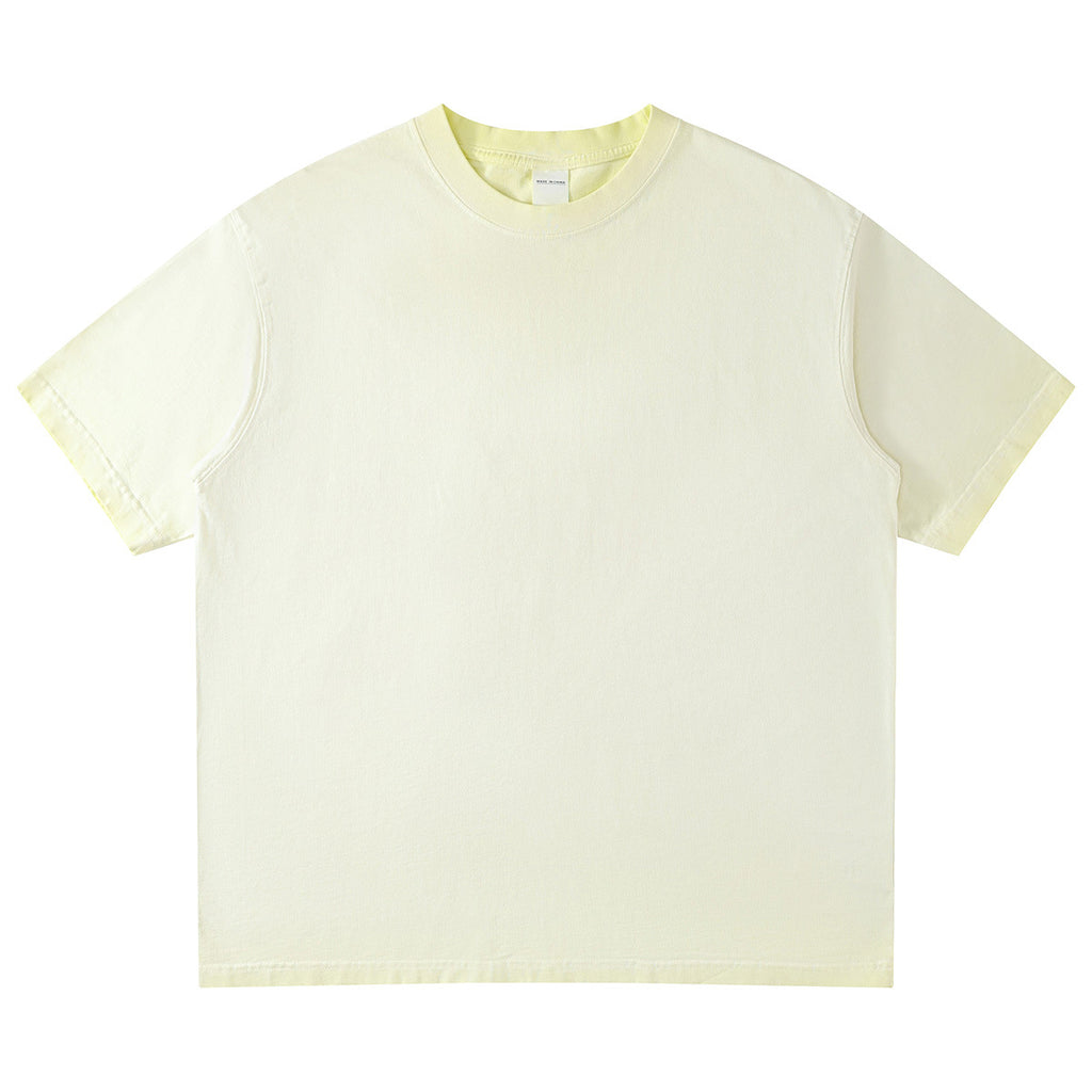 Mens Washed Oversized 100%cotton Tshirt T082