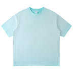Mens Washed Oversized 100%cotton Tshirt T082