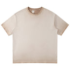 Mens Washed Oversized 100%cotton Tshirt T082