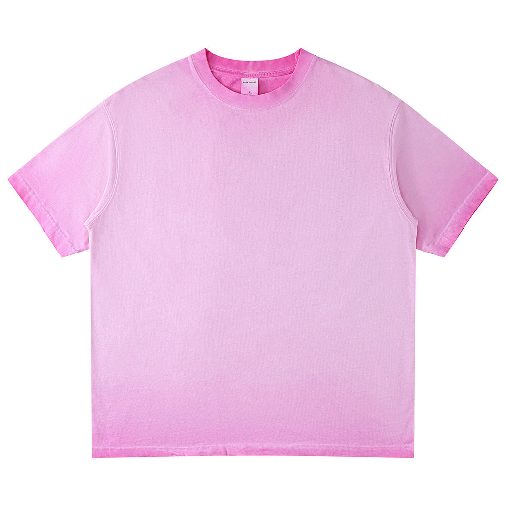 Mens Washed Oversized 100%cotton Tshirt T082