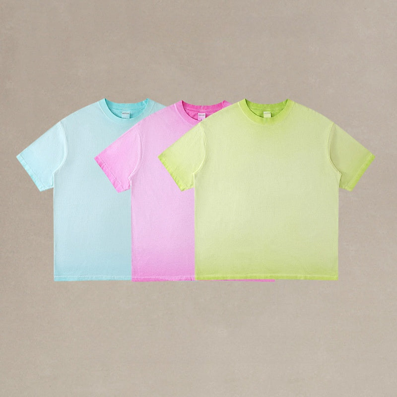 Mens Washed Oversized 100%cotton Tshirt T082