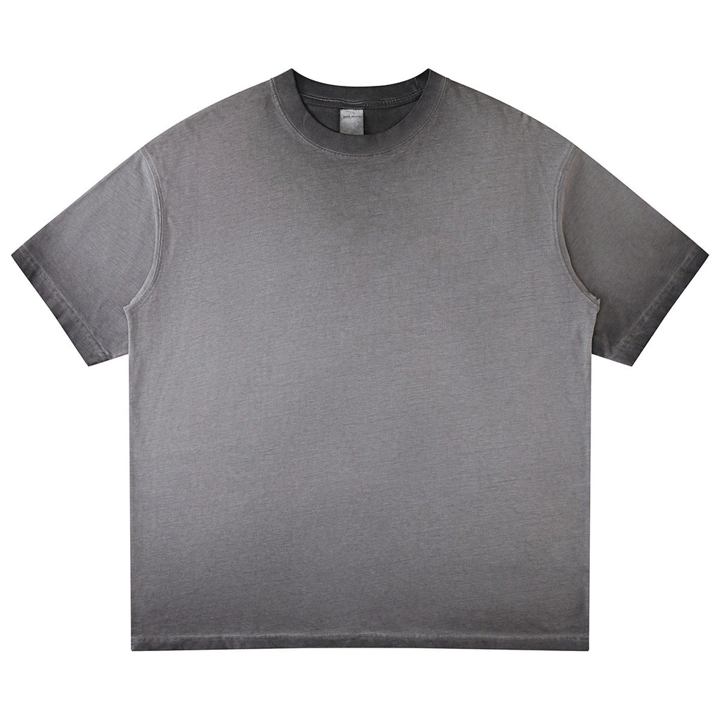 Mens Washed Oversized 100%cotton Tshirt T082