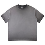 Mens Washed Oversized 100%cotton Tshirt T082