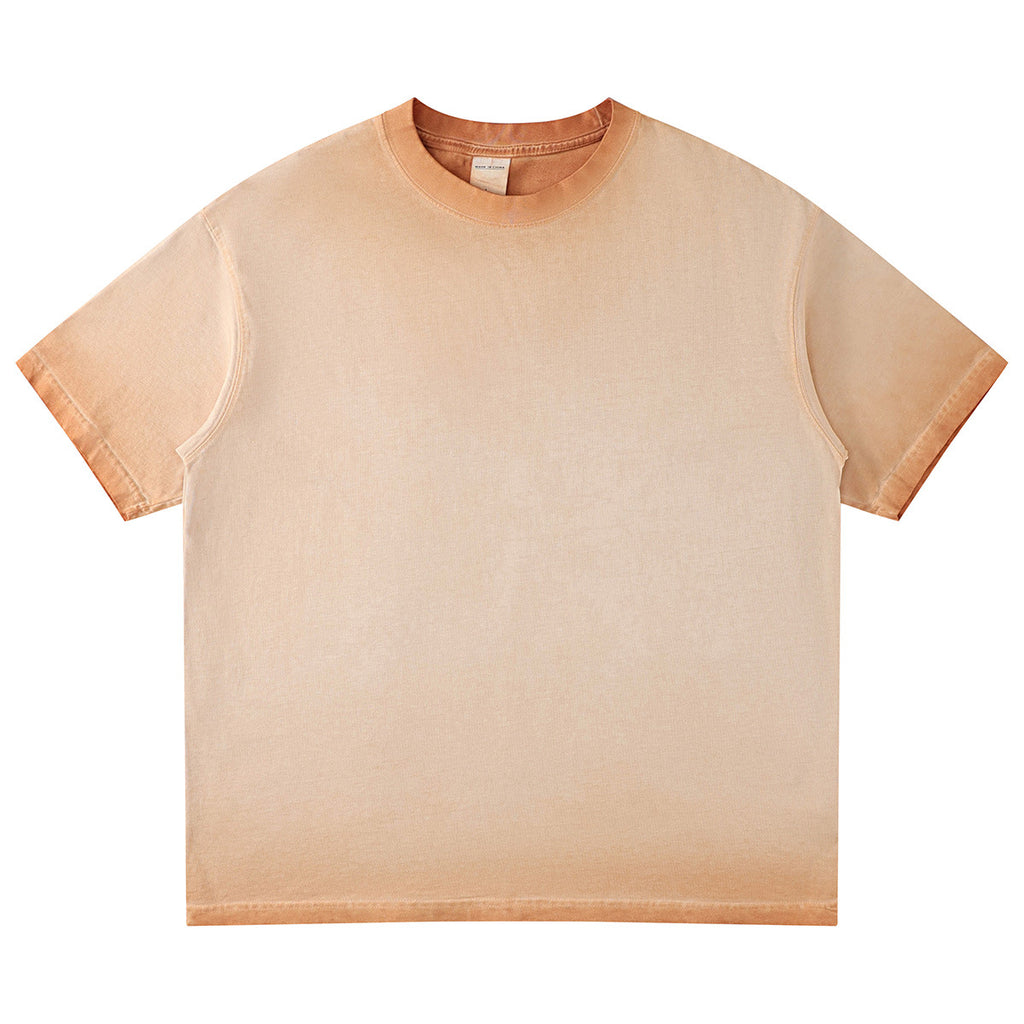 Mens Washed Oversized 100%cotton Tshirt T082