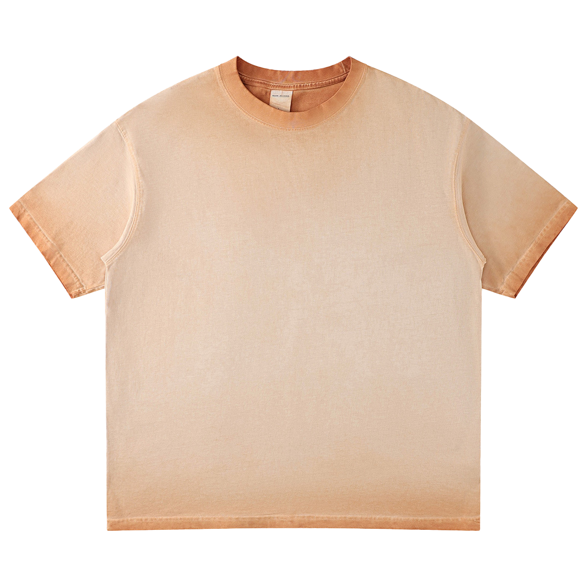 Mens Washed Oversized 100%cotton Tshirt T082
