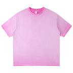 Mens Washed Oversized 100%cotton Tshirt T082