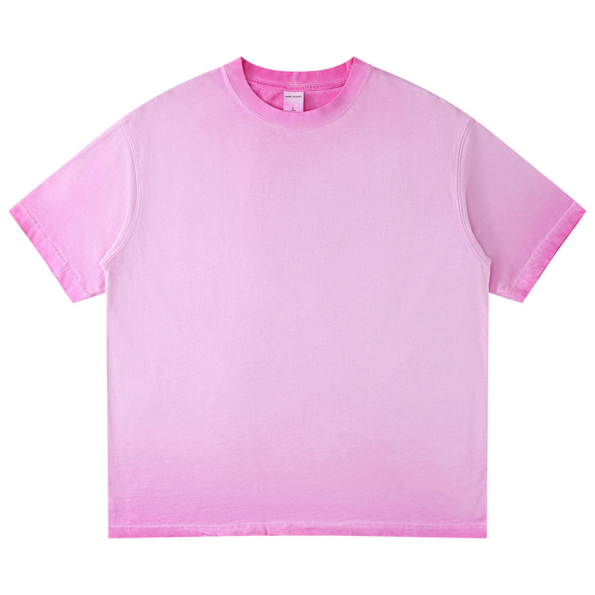 Mens Washed Oversized 100%cotton Tshirt T082