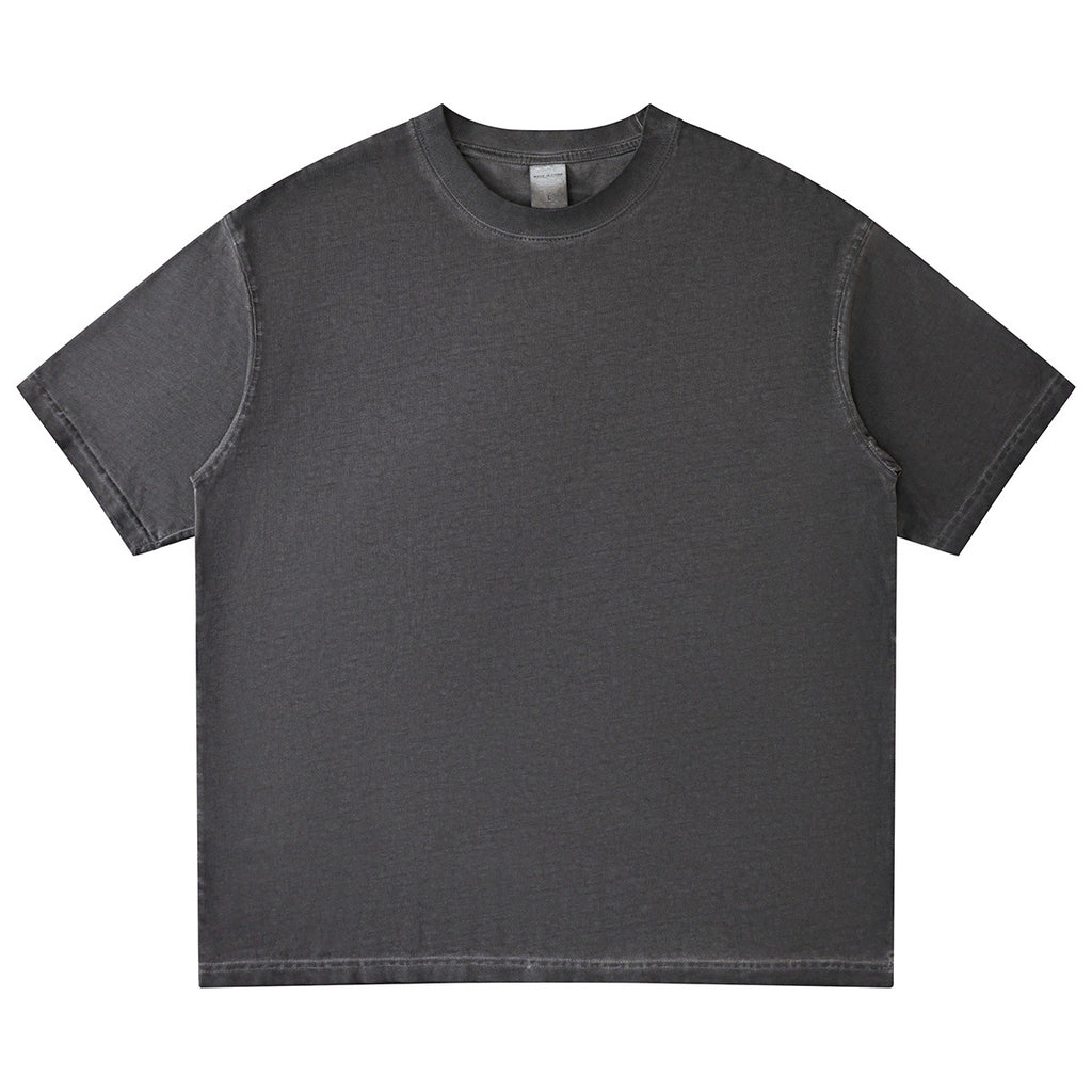Mens Washed Oversized 100%cotton Tshirt T082