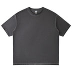 Mens Washed Oversized 100%cotton Tshirt T082