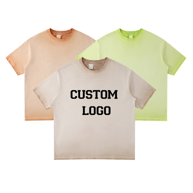 Mens Washed Oversized 100%cotton Tshirt T082