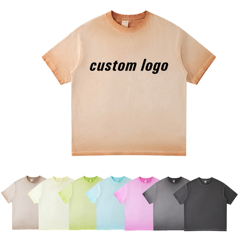 Mens Washed Oversized 100%cotton Tshirt T082