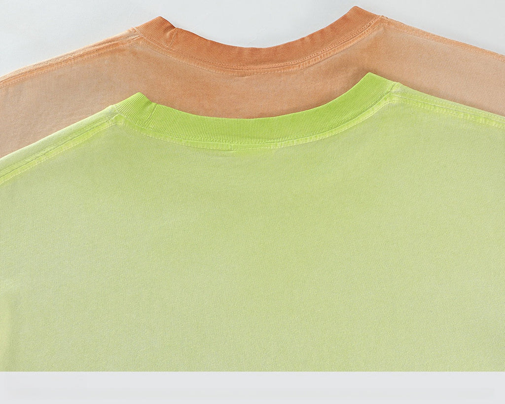 Mens Washed Oversized 100%cotton Tshirt T082