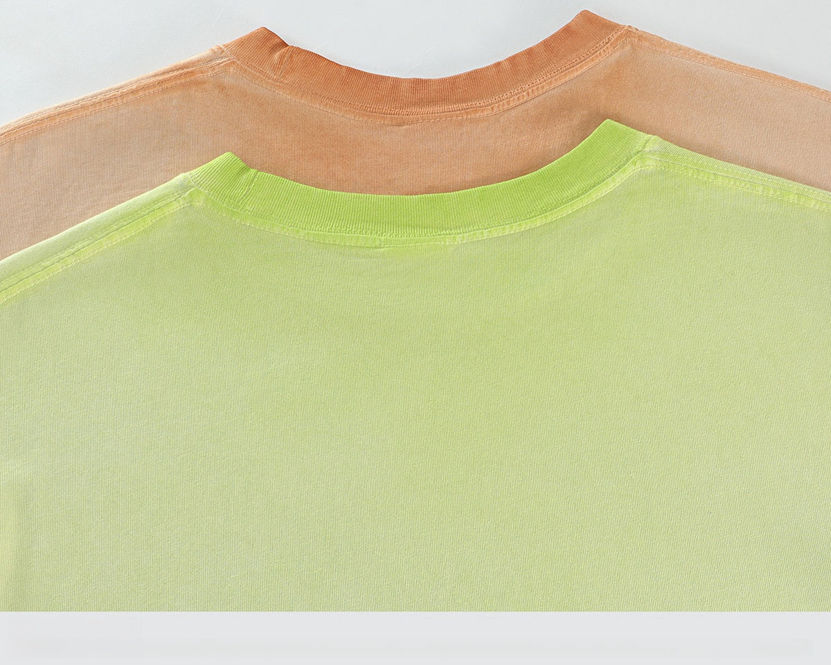Mens Washed Oversized 100%cotton Tshirt T082