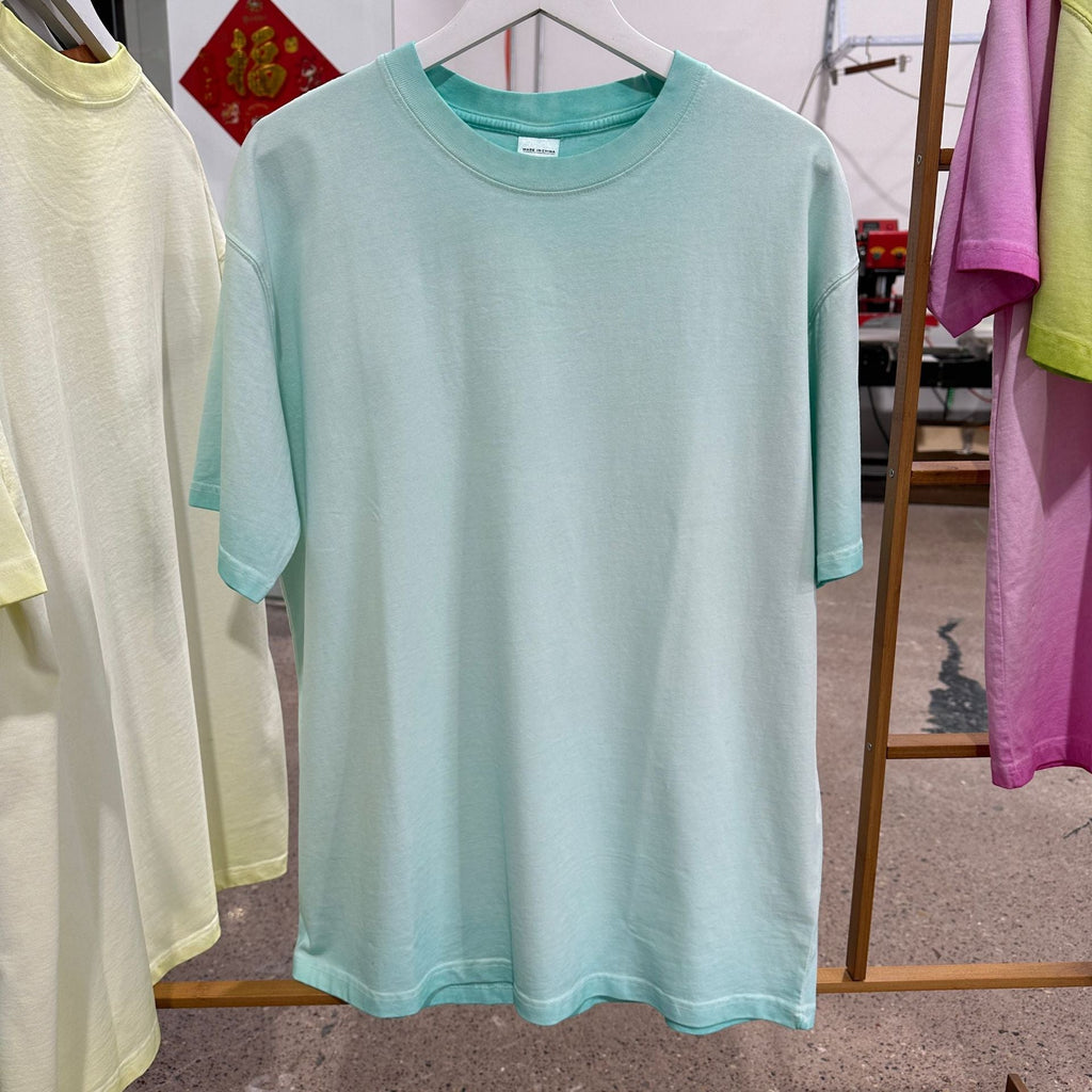 Mens Washed Oversized 100%cotton Tshirt T082