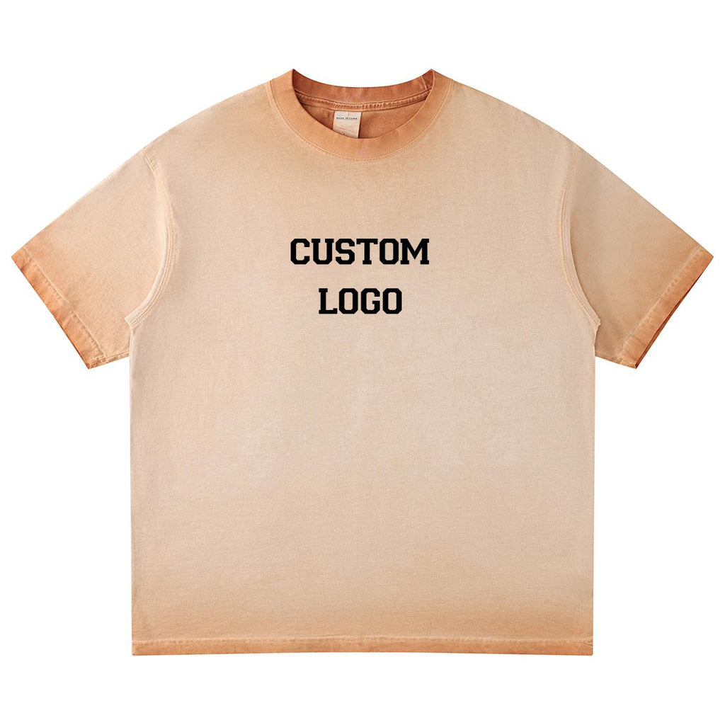 Mens Washed Oversized 100%cotton Tshirt T082
