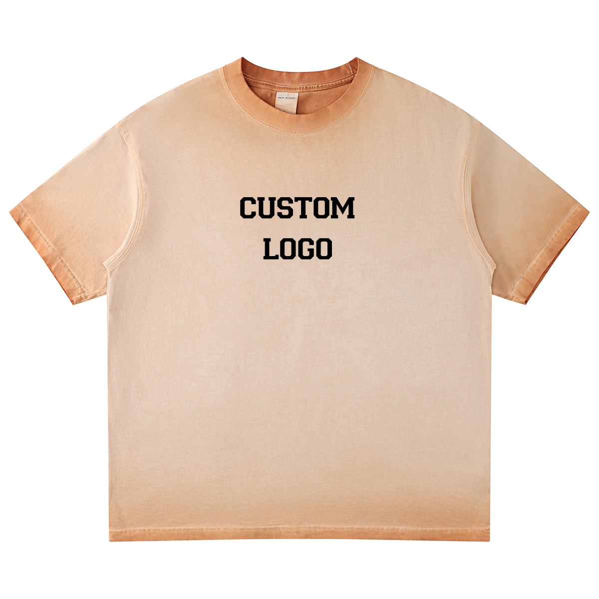 Mens Washed Oversized 100%cotton Tshirt T082