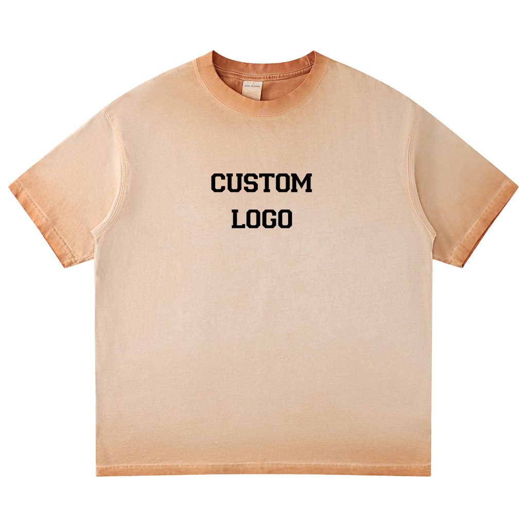 Mens Washed Oversized 100%cotton Tshirt T082