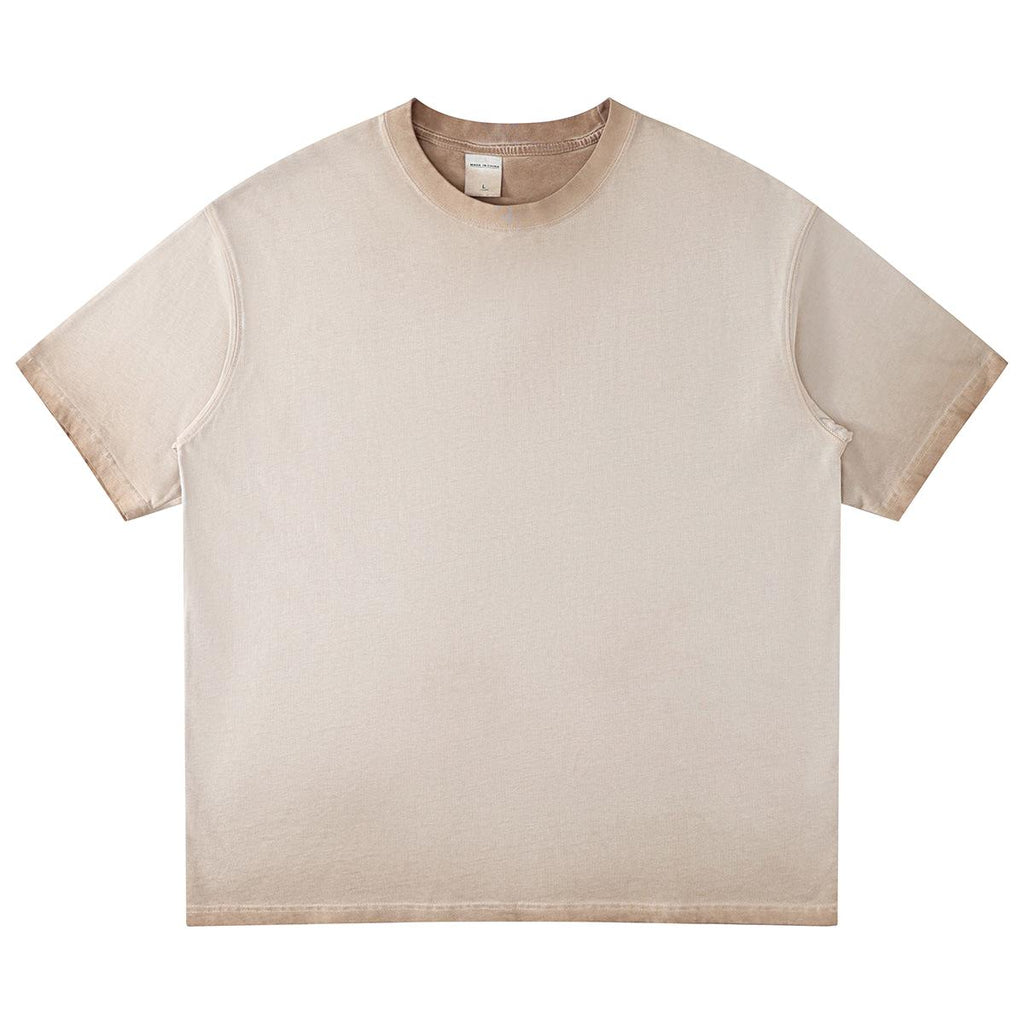 Mens Washed Oversized 100%cotton Tshirt T082
