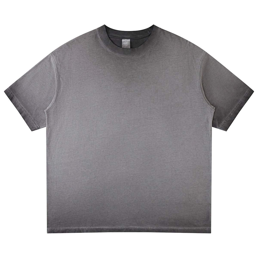 Mens Washed Oversized 100%cotton Tshirt T082