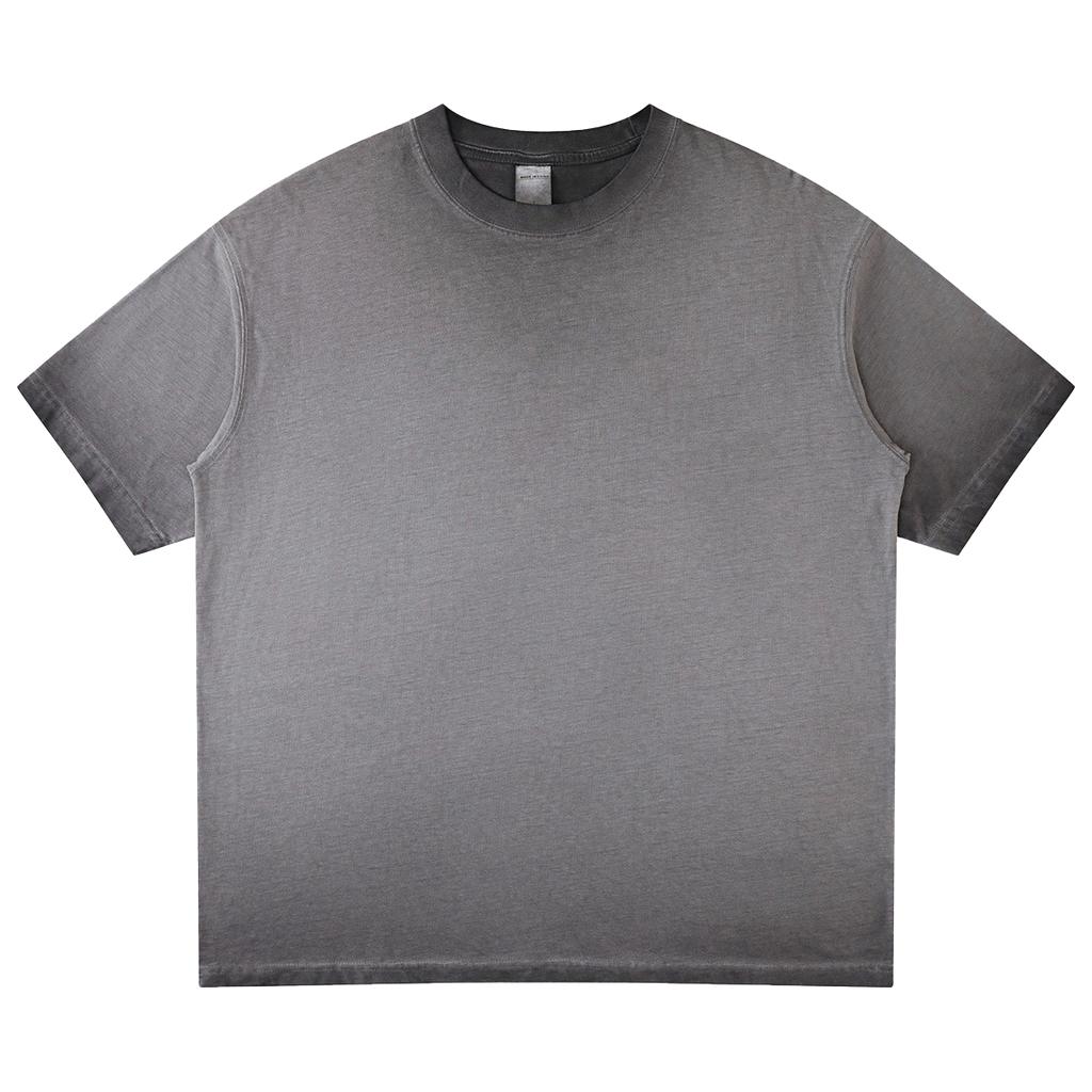 Mens Washed Oversized 100%cotton Tshirt T082