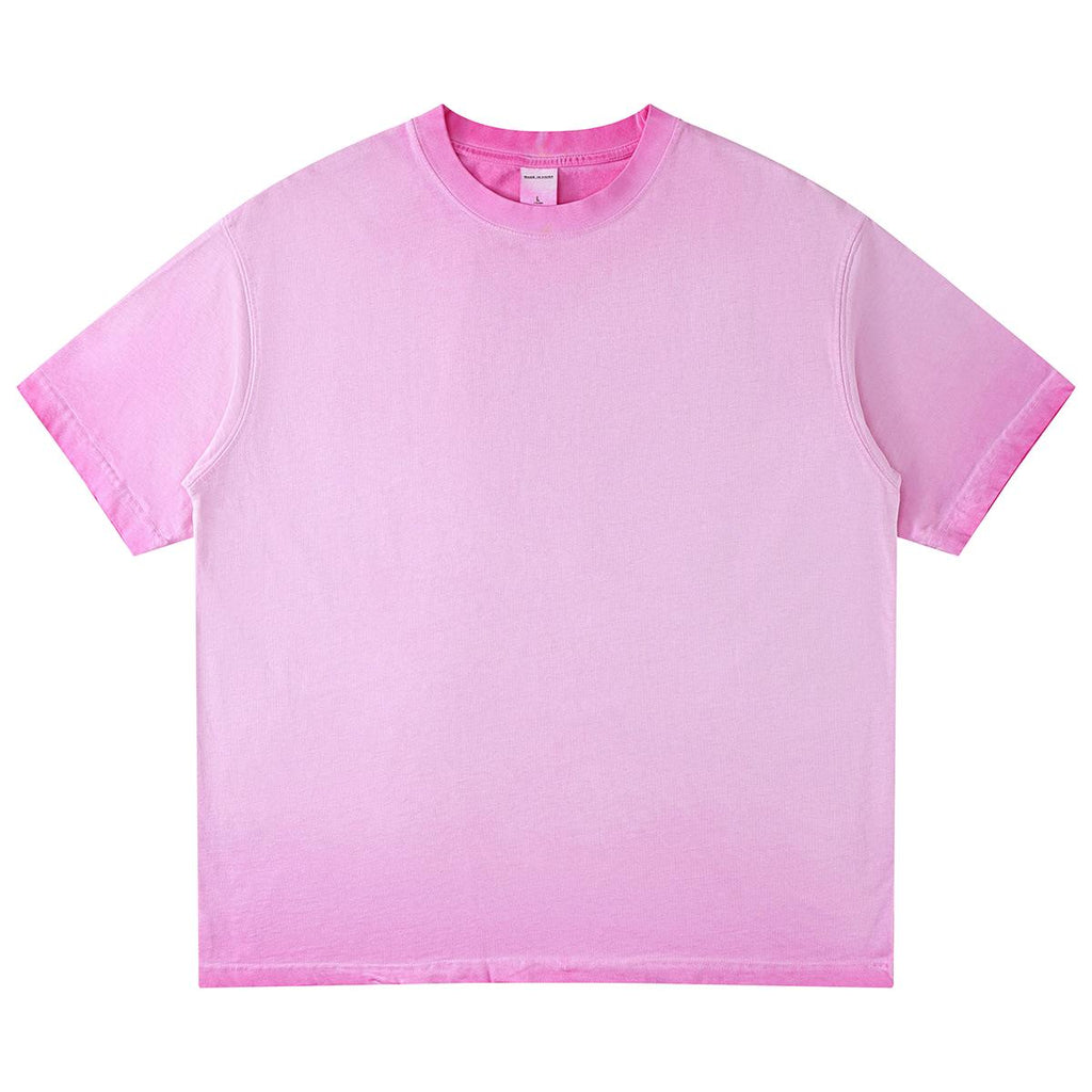 Mens Washed Oversized 100%cotton Tshirt T082