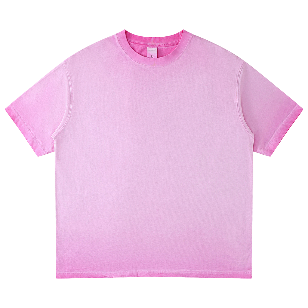 Mens Washed Oversized 100%cotton Tshirt T082
