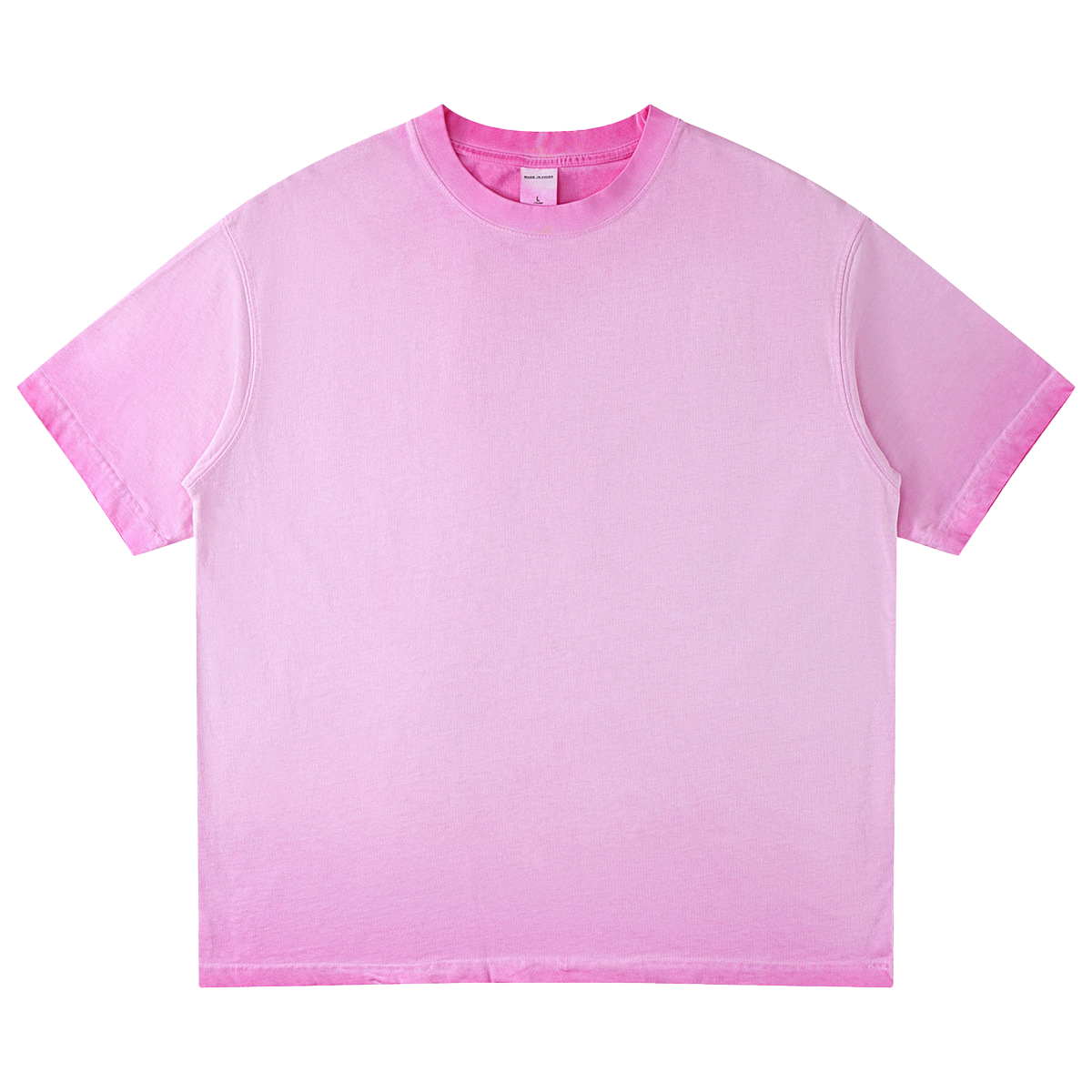 Mens Washed Oversized 100%cotton Tshirt T082