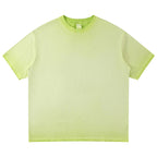 Mens Washed Oversized 100%cotton Tshirt T082