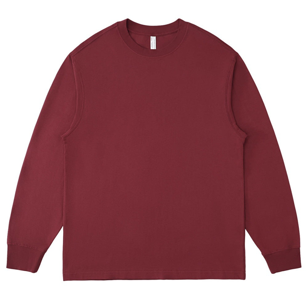 Mens Casual 100%Cotton Long Sleeve Sweatshirts T240302
