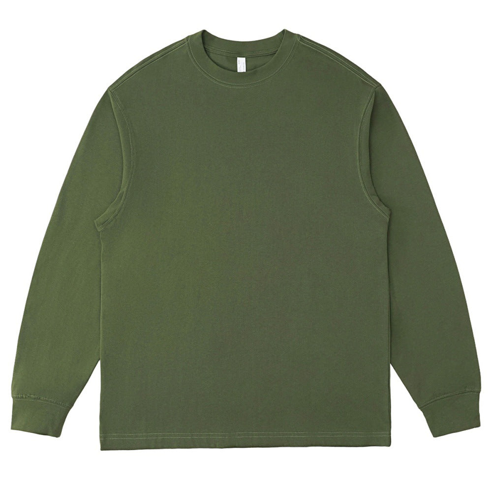 Mens Casual 100%Cotton Long Sleeve Sweatshirts T240302