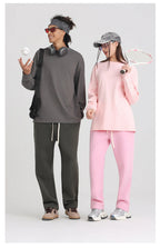 Mens Casual 100%Cotton Long Sleeve Sweatshirts T240302