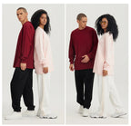 Mens Casual 100%Cotton Long Sleeve Sweatshirts T240302