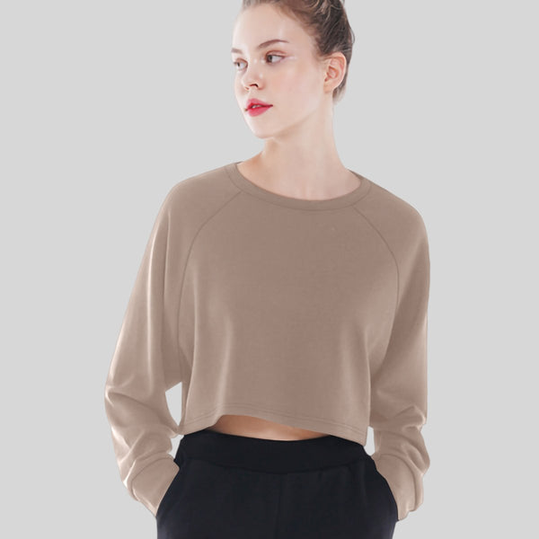 Womens Casual Sportswear 95%Cotton 25%Spandex Sweatshirt TC0023 print logo 1